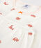 Pyjacourt crabes petite fille en coton blanc MARSHMALLOW/blanc MULTICO