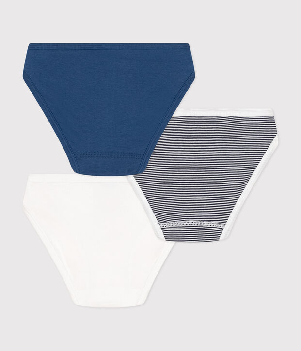 Lot de 3 culottes en coton enfant multicouleur