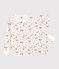 Pyjama snugfit imprimé Paris petite fille en coton biologique blanc MARSHMALLOW/blanc MULTICO