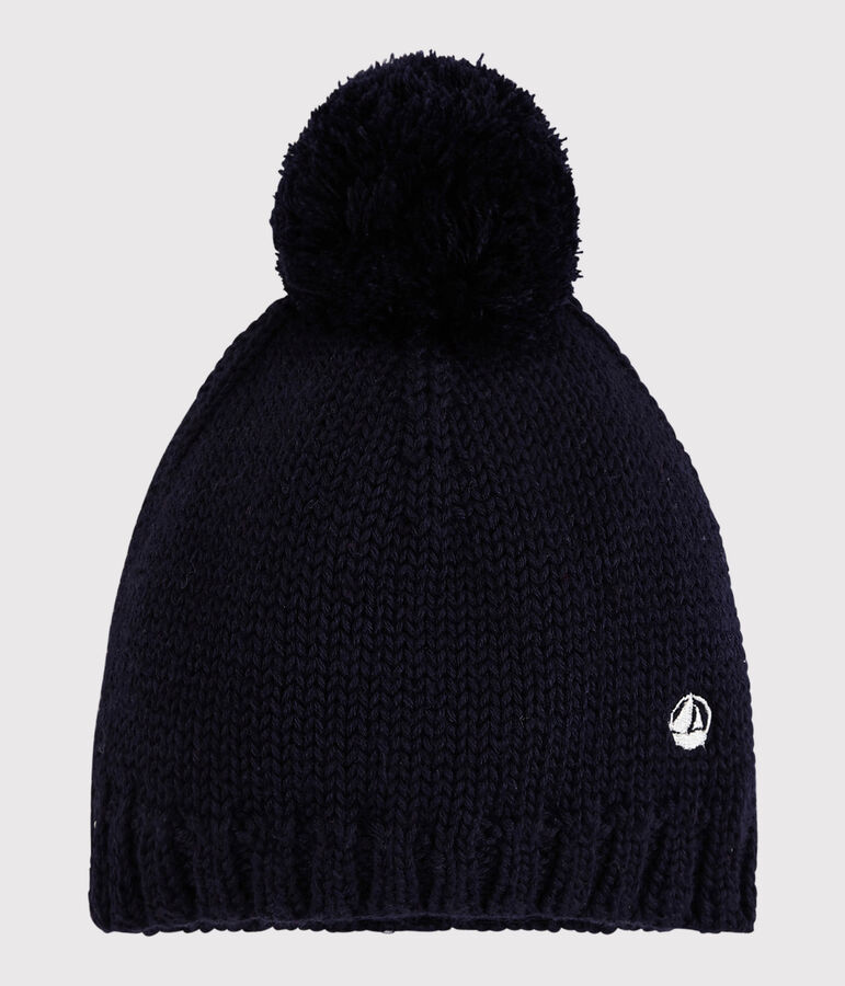 Bonnet enfant fille bleu