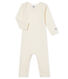 Body jambes longues bébé en laine et coton