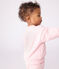Sweatshirt bébé en coton brodé Petit Bateau rose JOLI