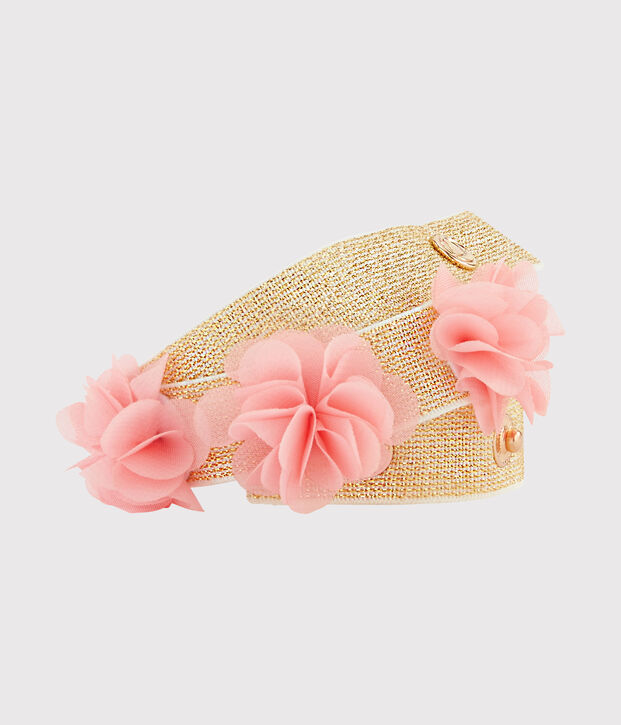 Ceinture enfant fille blanc