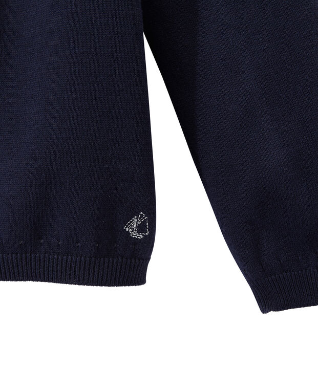 Cardigan fille bleu