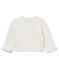 Cardigan point mousse b&eacute;b&eacute; mixte blanc