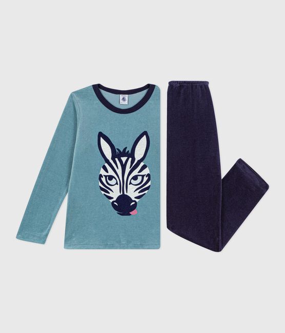 Pyjama enfant en velours SOIR/ GOBELIN