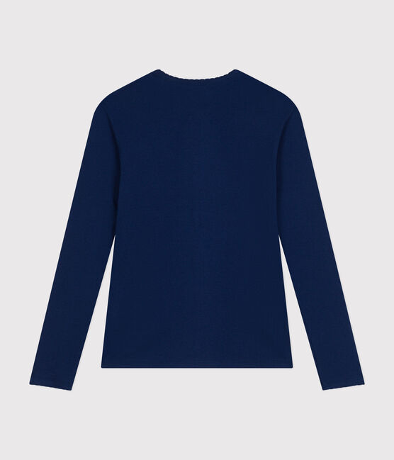 TEE-SHIRT L'ICONIQUE COCOTTE EN COTON FEMME bleu MEDIEVAL