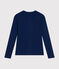TEE-SHIRT L'ICONIQUE COCOTTE EN COTON FEMME bleu MEDIEVAL