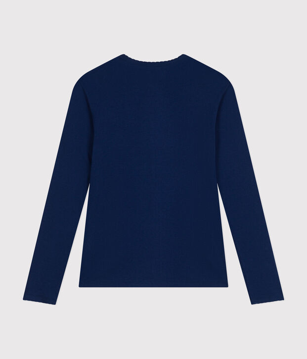 TEE-SHIRT L'ICONIQUE COCOTTE EN COTON FEMME bleu fonc&eacute;