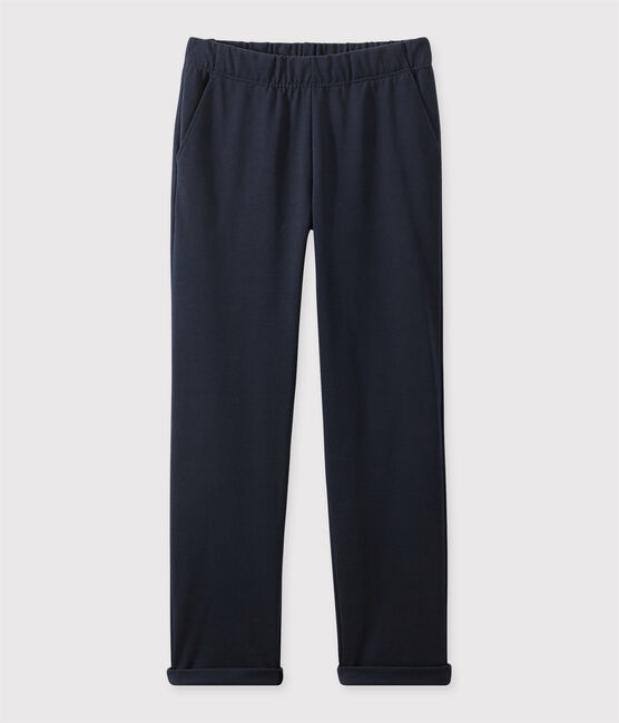 Pantalon en maille Femme bleu SMOKING