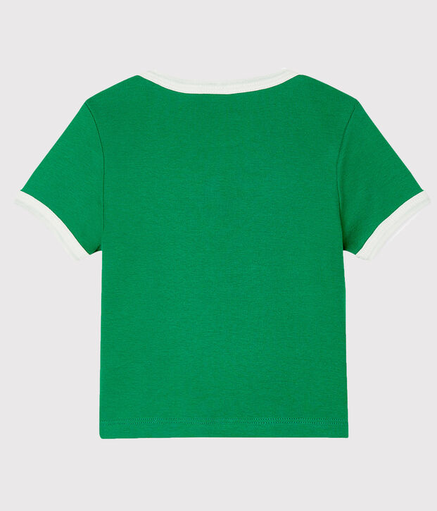 Tee-shirt manches courtes b&eacute;b&eacute; gar&ccedil;on vert