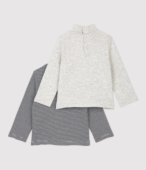 Lot de 2 sous pull en coton bébé. variante 1
