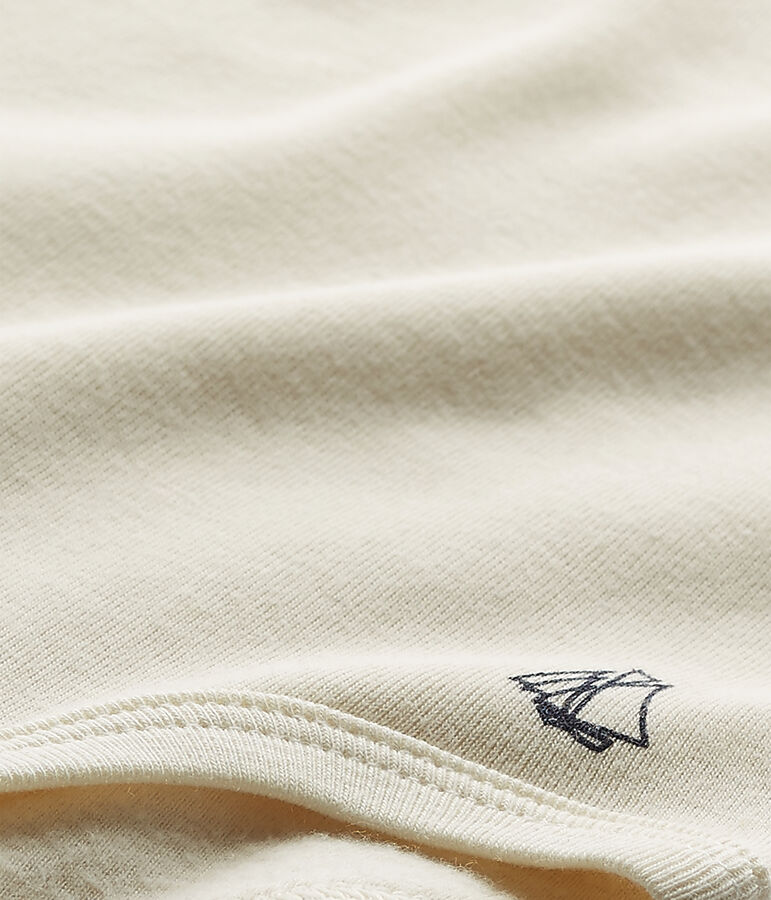 Body b&eacute;b&eacute; gar&ccedil;on &agrave; col beige COQUILLE