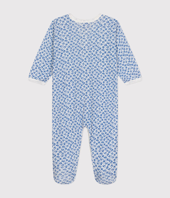 Pyjama imprimé fleurs en coton bébé bleu MARSHMALLOW/ INCOGNITO