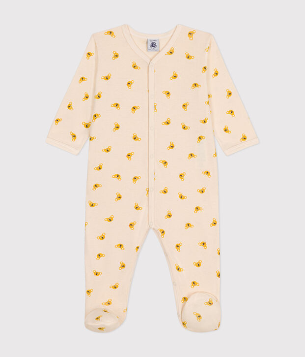 Pyjama koala en coton b&eacute;b&eacute; blanc/multicouleur