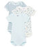 Trio de bodies manches courtes bébé garçon variante 1