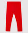 Legging en coton bio bébé rouge PEPS