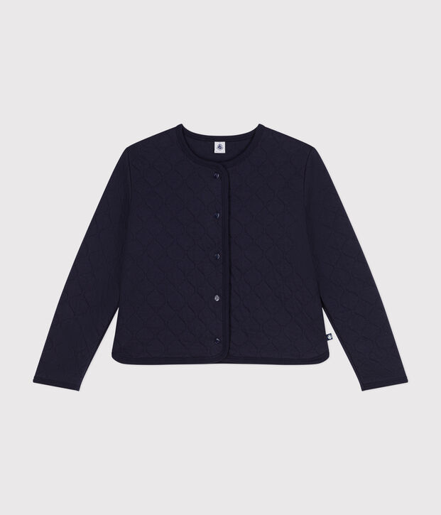 Cardigan en tubique Femme bleu