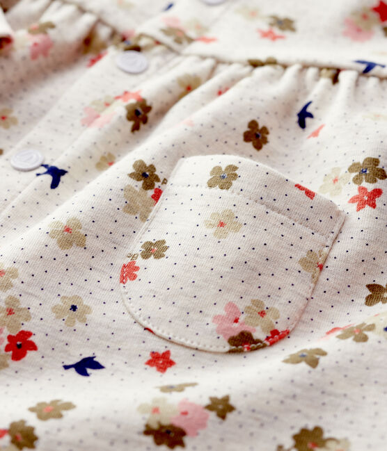 Robe matelassée bébé beige MONTELIMAR/blanc MULTICO