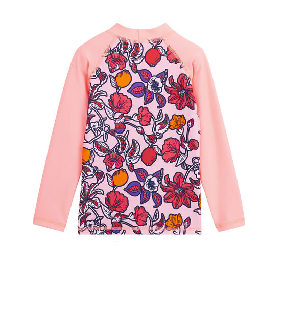 Tee Shirt Anti Uv Upf 50 Ecoresponsable Enfant Fille Patience Multico Petit Bateau