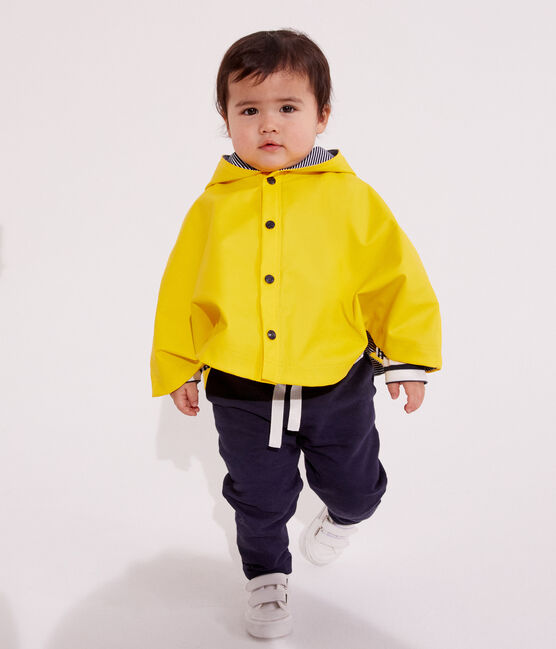 Cape De Pluie Recyclee Bebe Jaune Petit Bateau