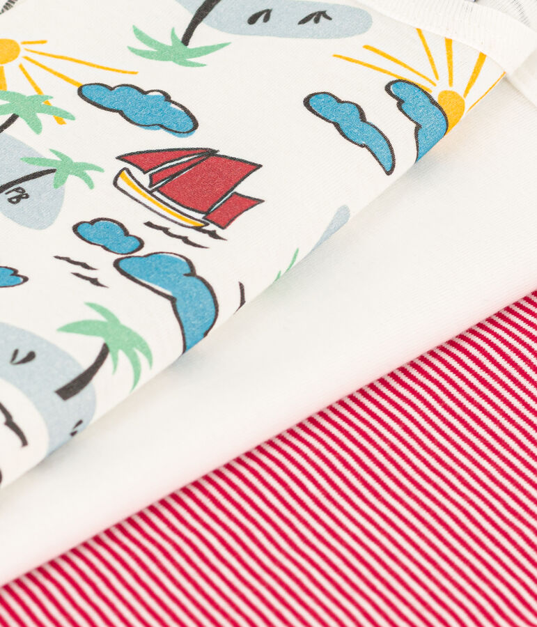 Lot de 3 bodies manches courtes explorateurs en coton variante 1