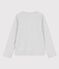 Tee-shirt à manches longues enfant fille / garçon gris BELUGA
