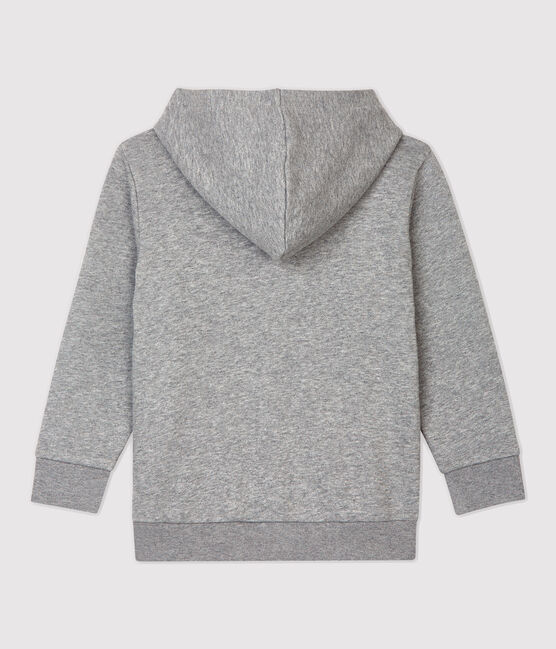Sweatshirt à capuche enfant fille / garçon gris SUBWAY CHINE