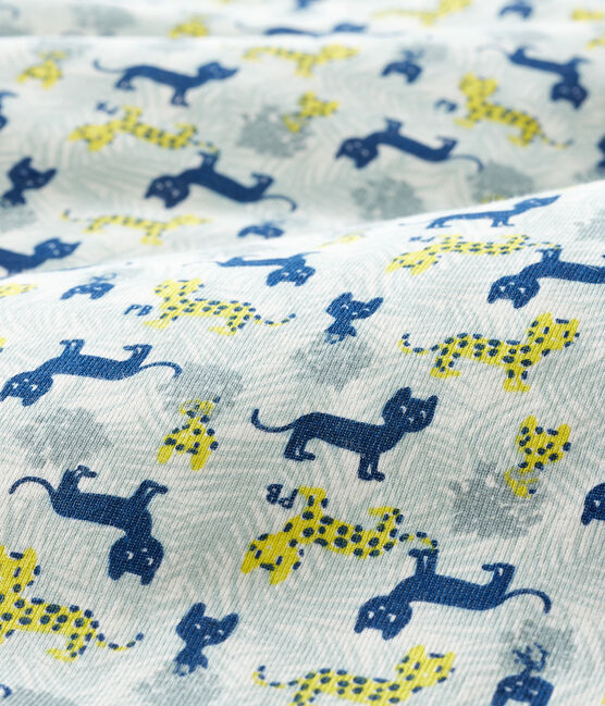 Gigoteuse bébé en côte blanc MARSHMALLOW/bleu MEDIEVAL