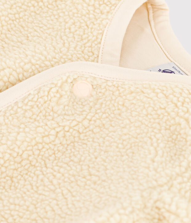 Veste en sherpa b&eacute;b&eacute; &eacute;cru