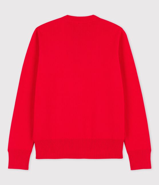 Pull marin en coton Femme rouge PEPS