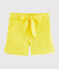 Bermuda enfant fille jaune EBLOUIS