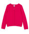 Cardigan fille en tubique matelass&eacute; rose Flashy