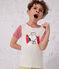 Pyjacourt Petit Bateau X Snoopy en coton enfant blanc MARSHMALLOW/blanc MULTICO
