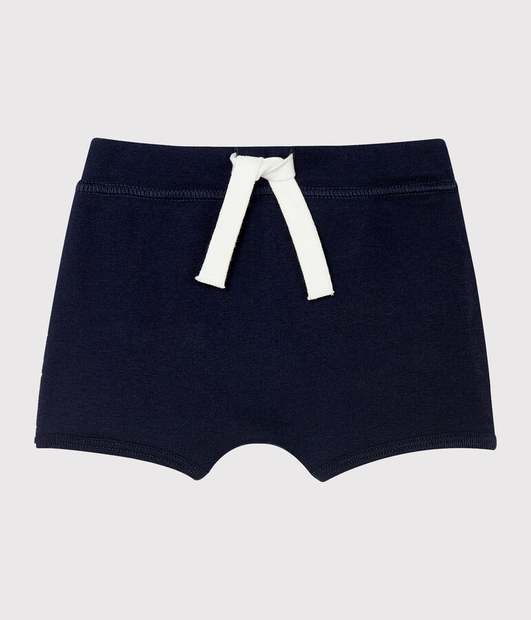 Short b&eacute;b&eacute; mixte uni bleu