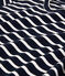 Tee-shirt LE DROIT col rond en coton bio Femme bleu SMOKING/blanc MARSHMALLOW