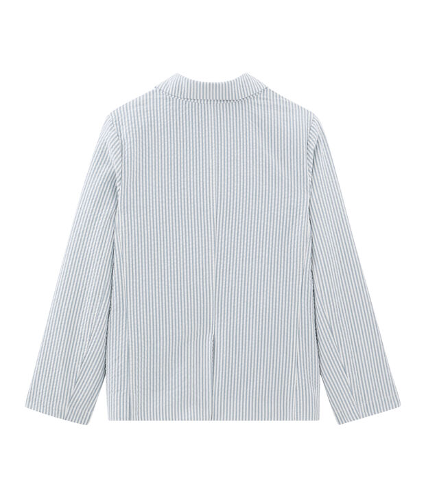 Veste enfant gar&ccedil;on bleu/blanc