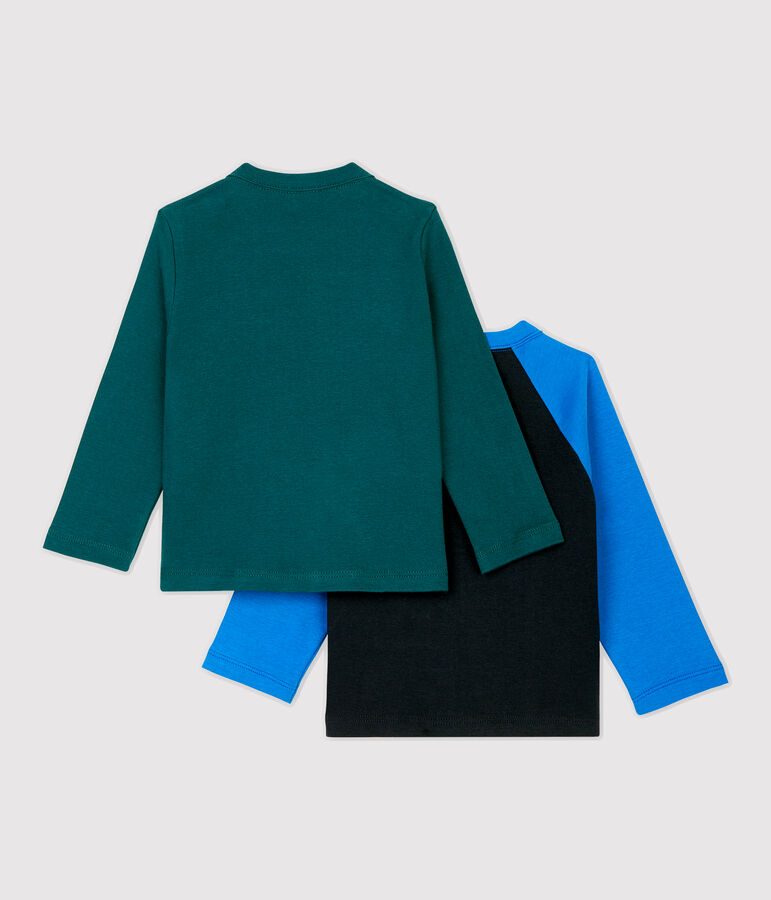 Lot de 2 tshirts coton b&eacute;b&eacute;. multicouleur