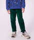Pantalon droit enfant en velours