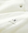 Gigoteuse bébé en velours de coton biologique blanc MARSHMALLOW