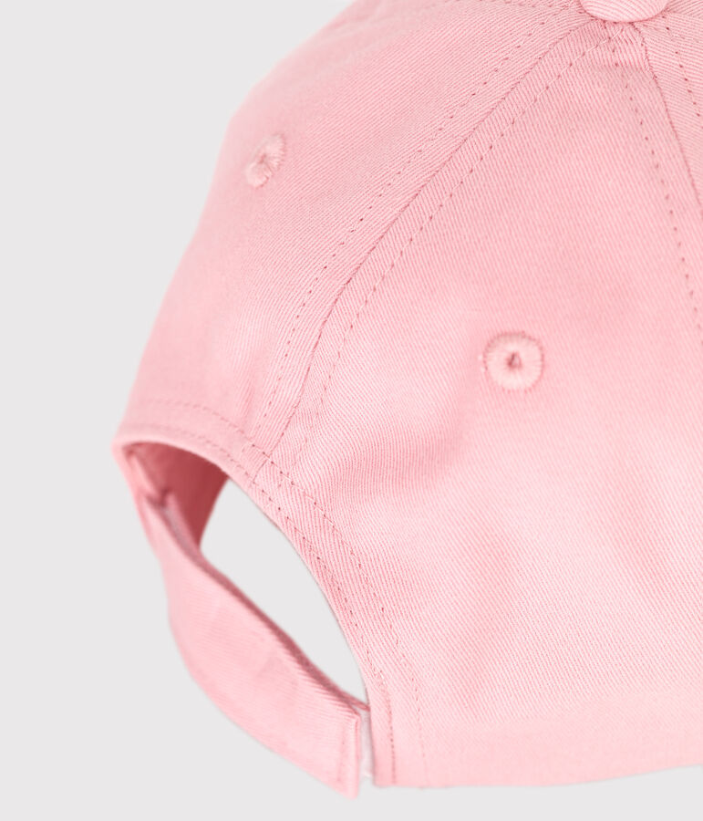 Casquette enfant fille rose  en coton petit bateau rose CHARME