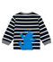 Tee shirt manches longues rayé bébé garçon bleu SMOKING/blanc MARSHMALLOW