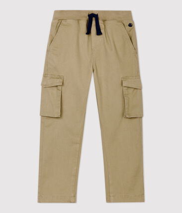 Pantalon regular en gabardine enfant garçon
