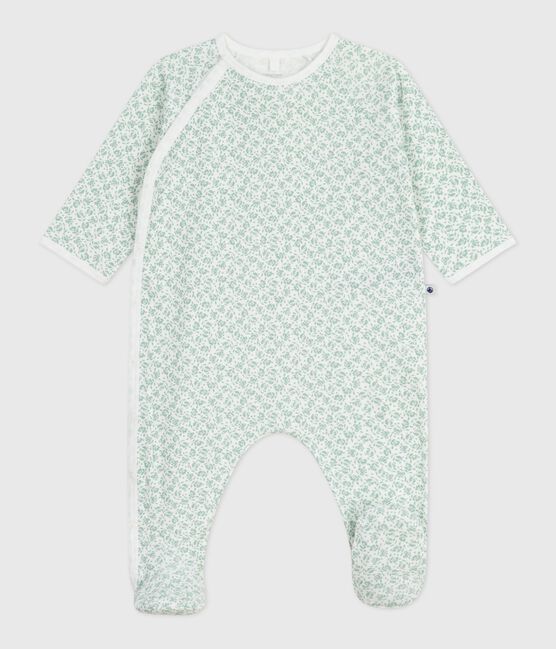 Pyjama bébé en coton fleuri MARSHMALLOW/ PAUL