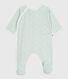 Pyjama bébé en coton fleuri