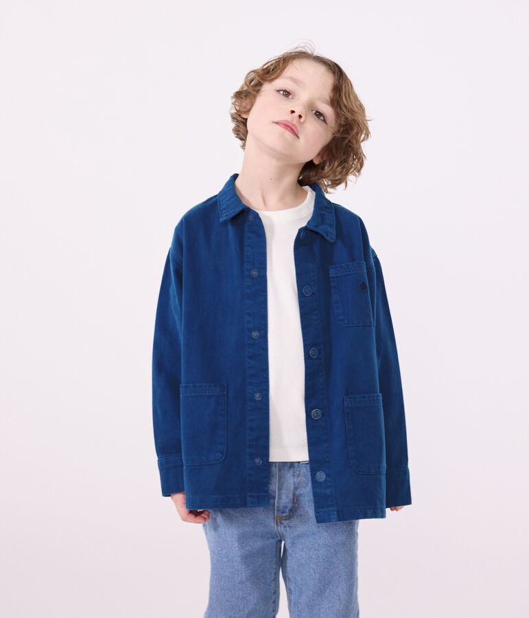 Veste en denim enfant gar&ccedil;on bleu INCOGNITO