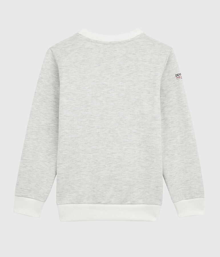 Sweatshirt enfant gar&ccedil;on Petit Bateau x Deyrolle beige