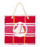 Sac de plage rose GEISHA/blanc MULTICO
