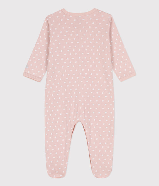 Dors-bien pois en coton SALINE/ MARSHMALLOW