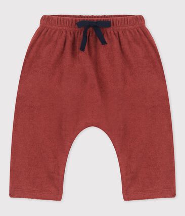 PETIT BATEAU - Pantalon sarouel en bouclette éponge bébé
